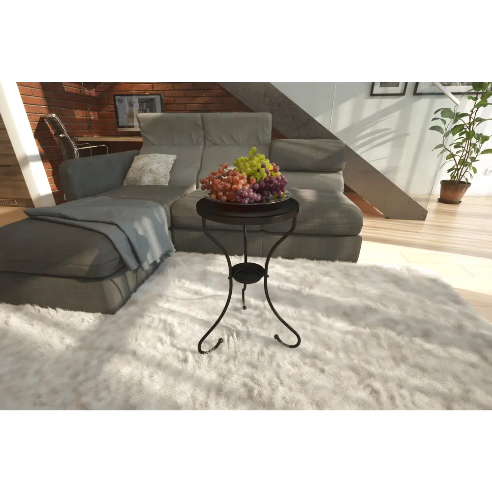 Столик кофейный Sheffilton SHT-CT10 37.2x37.2 см черный STLM-2200264 - Вид №2