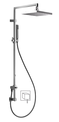31450/ID-CR CARIMALI Скрытая, Extreme душевая лейка 