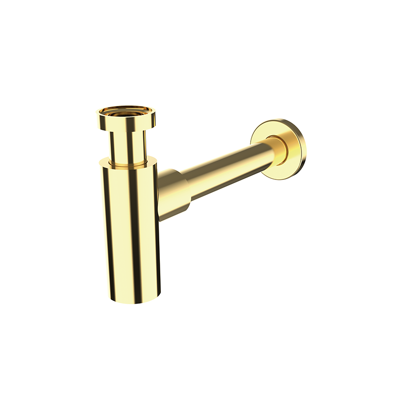 00030014 PREMIUM Сифон 1" 1/4 для умывальников Полированное Золото GRB MIXERS 