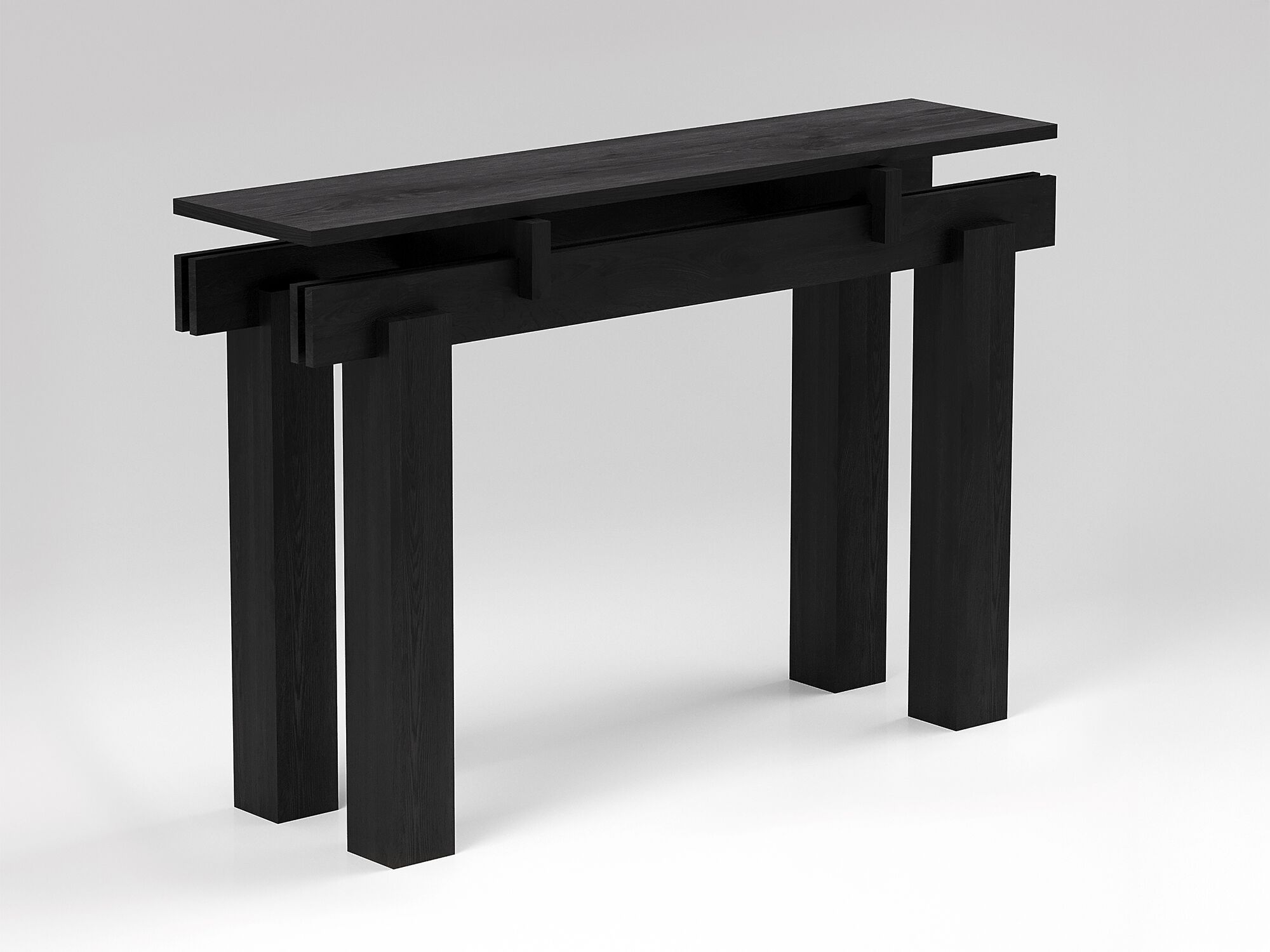 Прямоугольная дубовая консоль YET. Design Studio Off_Grid ARCH-00085462 - Вид №1