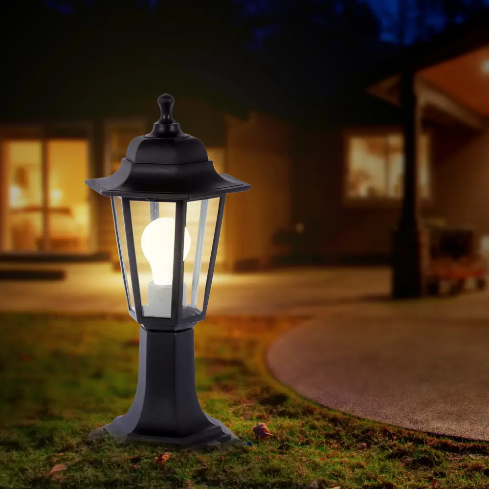 Фонарный столб уличный Apeyron малый 34 см цвет чёрный STLM-2200865 - Вид №8