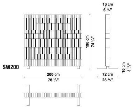 B&B Italia Войлок разделитель Softwall sun-id-1447060 - Вид №5