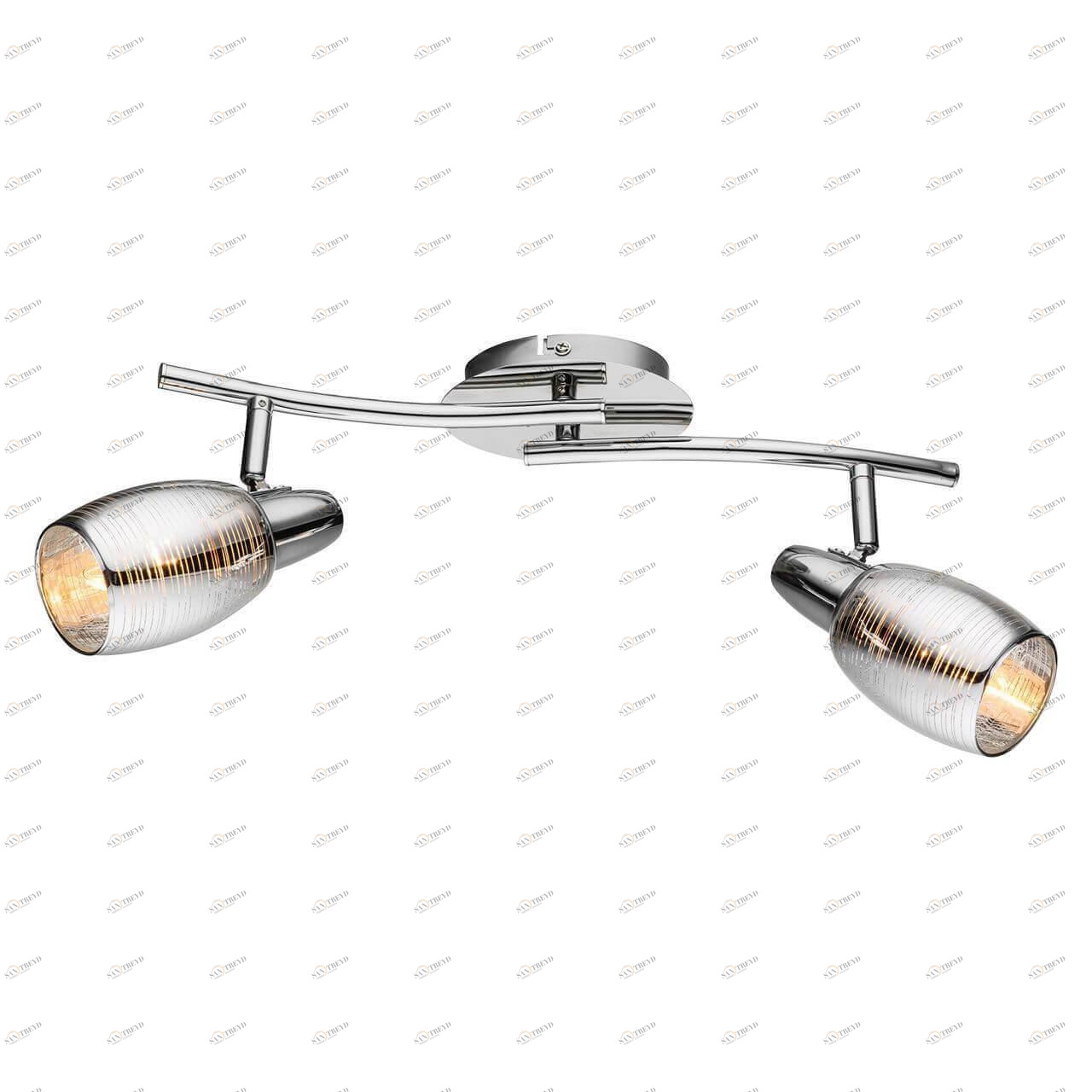 Спот потолочный на 2 лампы хром Carson 54986-2 GLOBO CARSON 00-3927043 Хром Ceramica Globo 