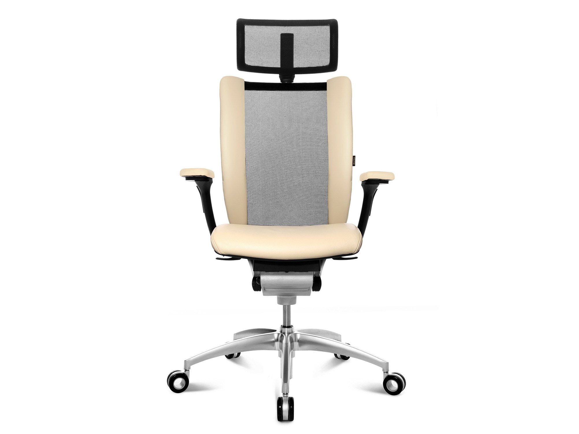 5-спицевое кожаное регулируемое по высоте офисное кресло Wagner ARCH-00085281 - Вид №5