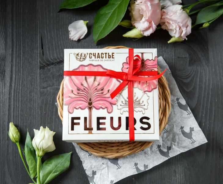 9539 Набор шоколадных конфет "Les Fleurs" 9 шт. Вкусляндия  - Вид №2