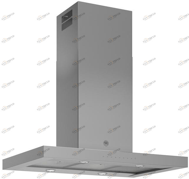 Bertazzoni Островная вытяжка из нержавеющей стали со встроенным освещением Professional sun-id-1354599