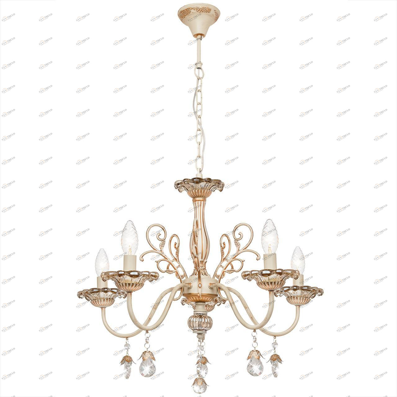 Подвесная люстра Silver Light Vivienne 735.51.5 SILVER LIGHT VIVIENNE 186701 Белый 