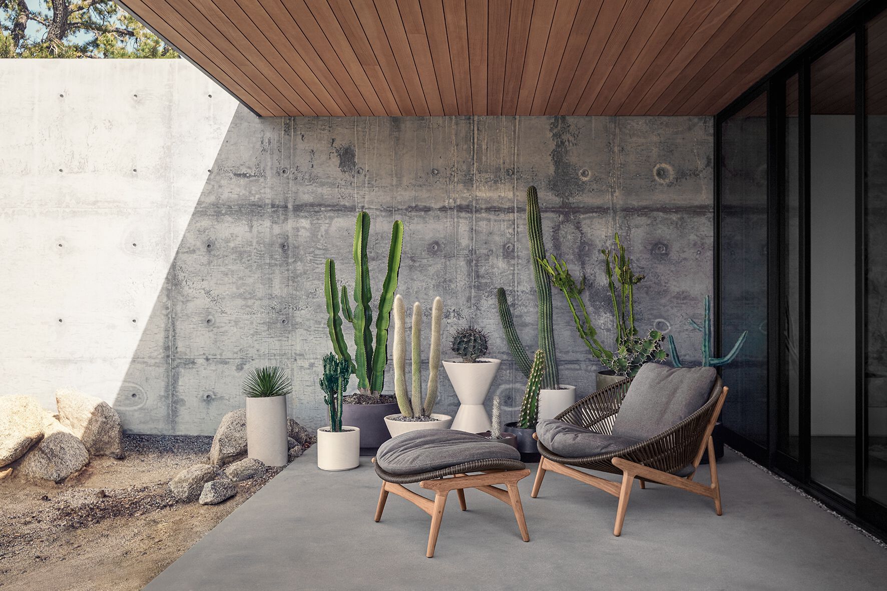 Подставка для ног из тикового дерева Gloster ARCH-00069769 - Вид №2