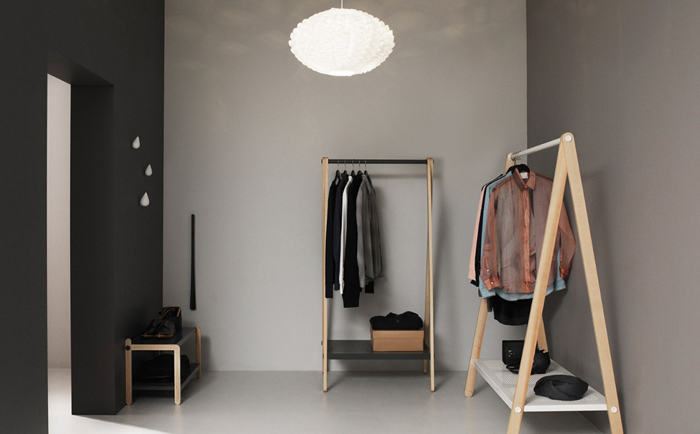 Вешалка для одежды Toj большая 160х120х59.5 см, белая Normann Copenhagen 600005 - Вид №4