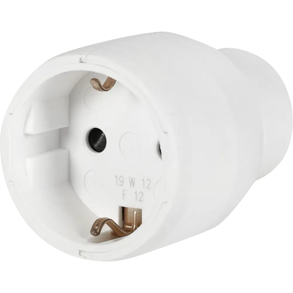 Розетка с заземлением Элиум 230 В цвет белый legrand STLM-2054215