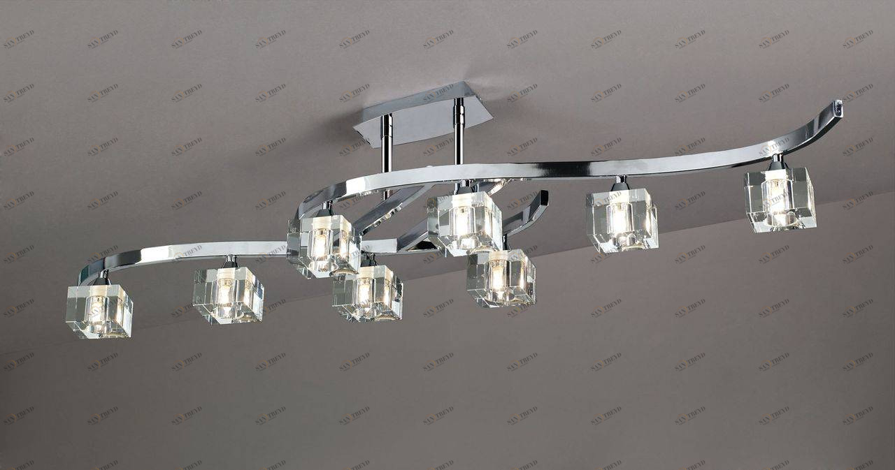 Потолочная люстра Mantra Cuadrax 0961 MANTRA ДИЗАЙНЕРСКИЕ, CUADRAX CHROME 058841 Хром 