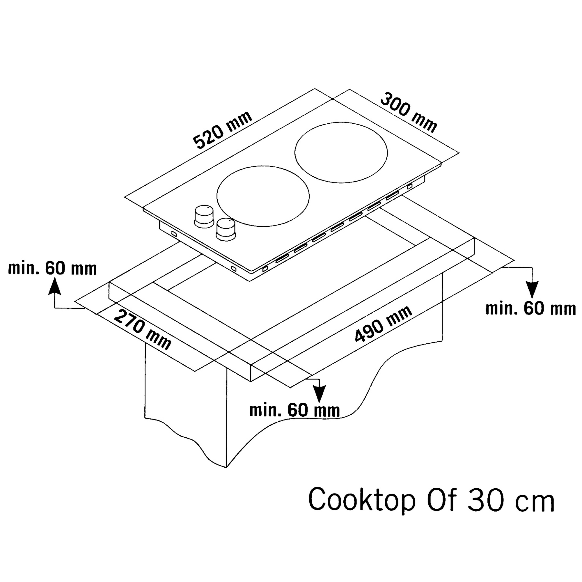 9962500 Газовая варочная поверхность Delvento V30H20J001 STDN-0046688 - Вид №6