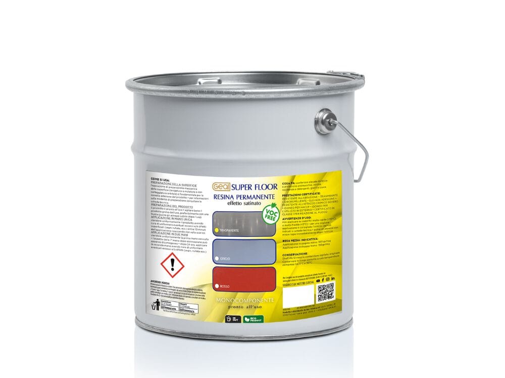 Перманентная смола с атласным эффектом Geal SUPER FLOOR TRASP. SATINATO ARCH-00091096