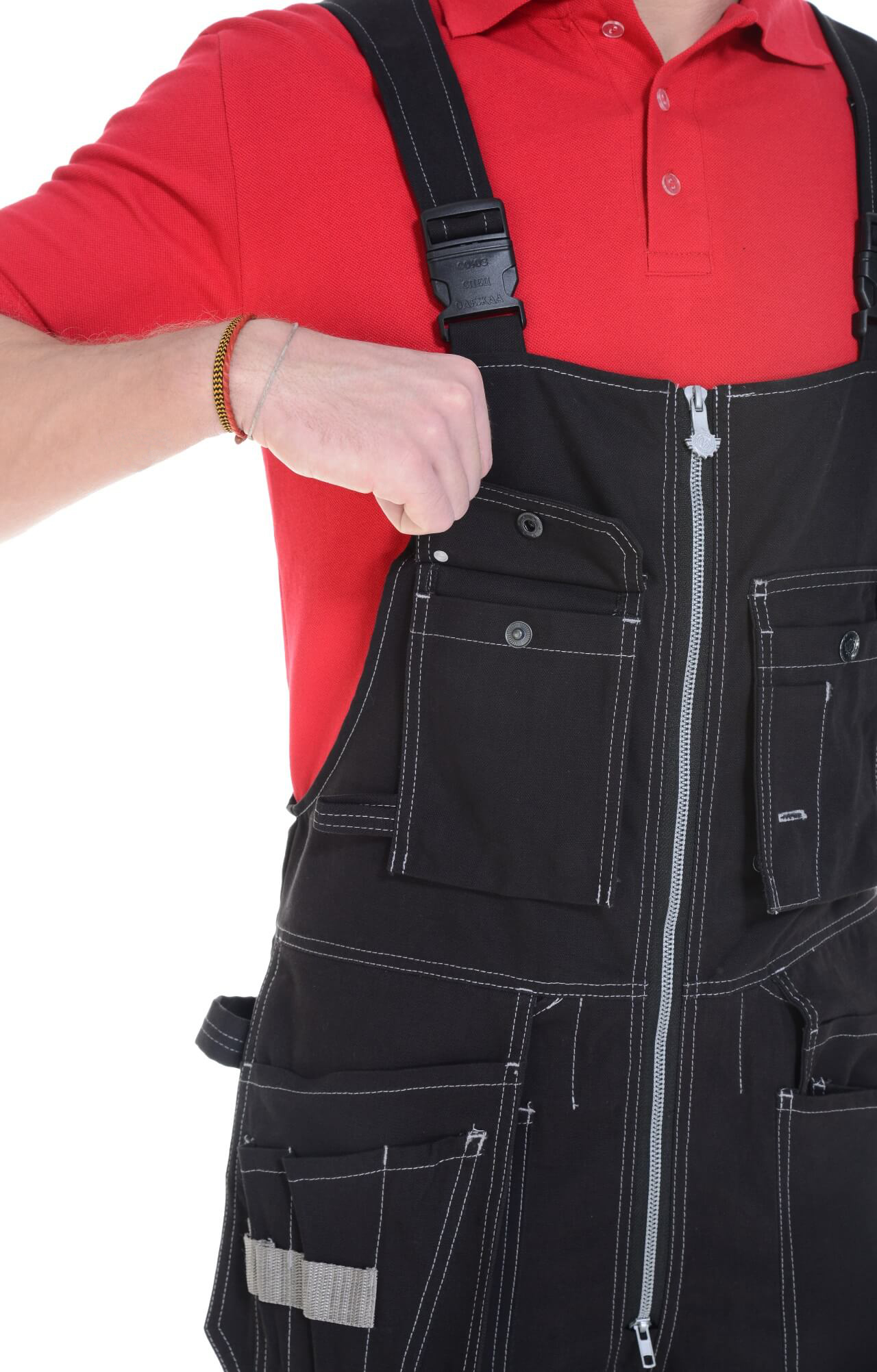 62306 Полукомбинезон  черный Union Space  Летняя спецодежда  размер 44-46/170-176  - Вид №6