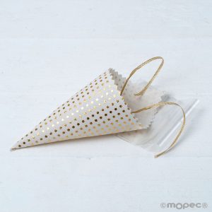 AA156.12 Точечные рожоки, 12 Едениц Dekoraniaevents Bodas Серебро