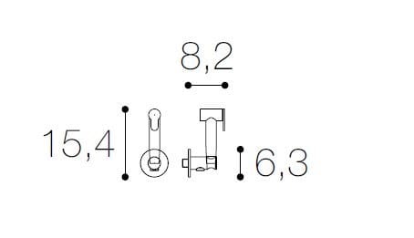 Гидроскоп из нержавеющей стали Falper цилиндр ARCH-00109487 - Вид №2