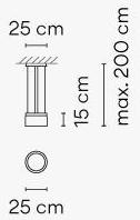 Vibia Светодиодная подвесная лампа из боросиликатного стекла Guise sun-id-1505500 - Вид №3