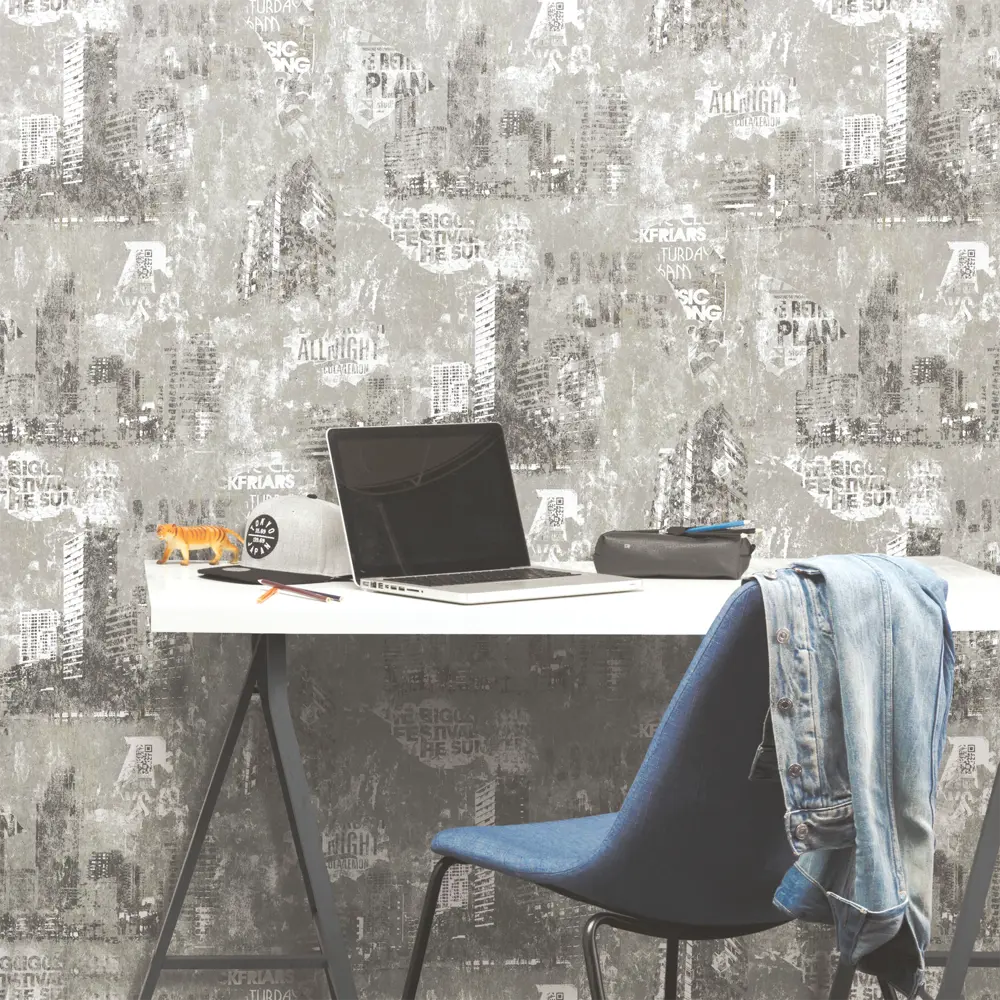 Обои флизелиновые Rasch Kids & Teens III «Город» 0.53 м RA 821208 STLM-2187352 - Вид №2