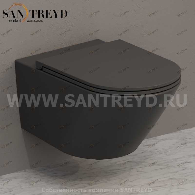 FOS05SK Подвесной унитаз настенный Белый Ceramica Globo FORTY3 Италия