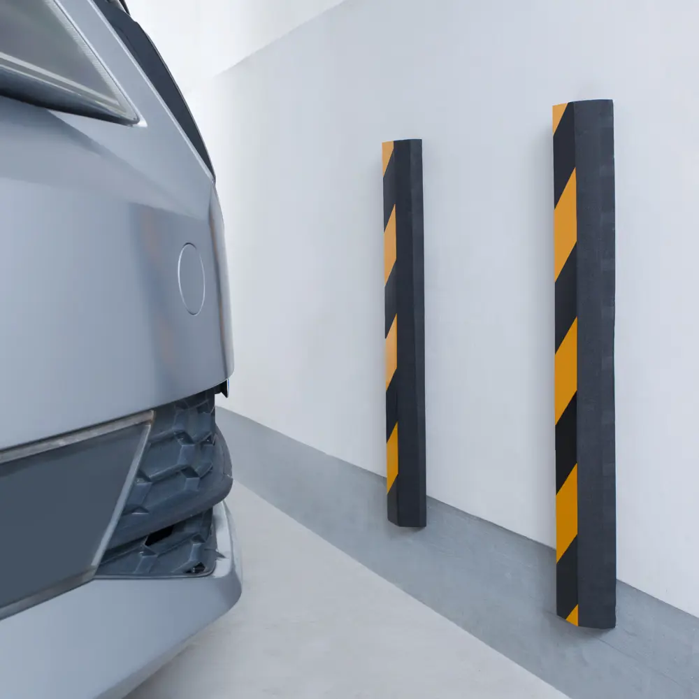 Демпфер для стен Standers мягкий, 50x7 см, цвет чёрный/жёлтый, 2 шт STLM-2140601 - Вид №4