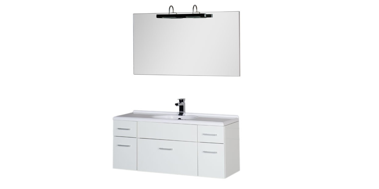 Комплект мебели Aquanet Данте 110 белый 00164822 - Вид №2