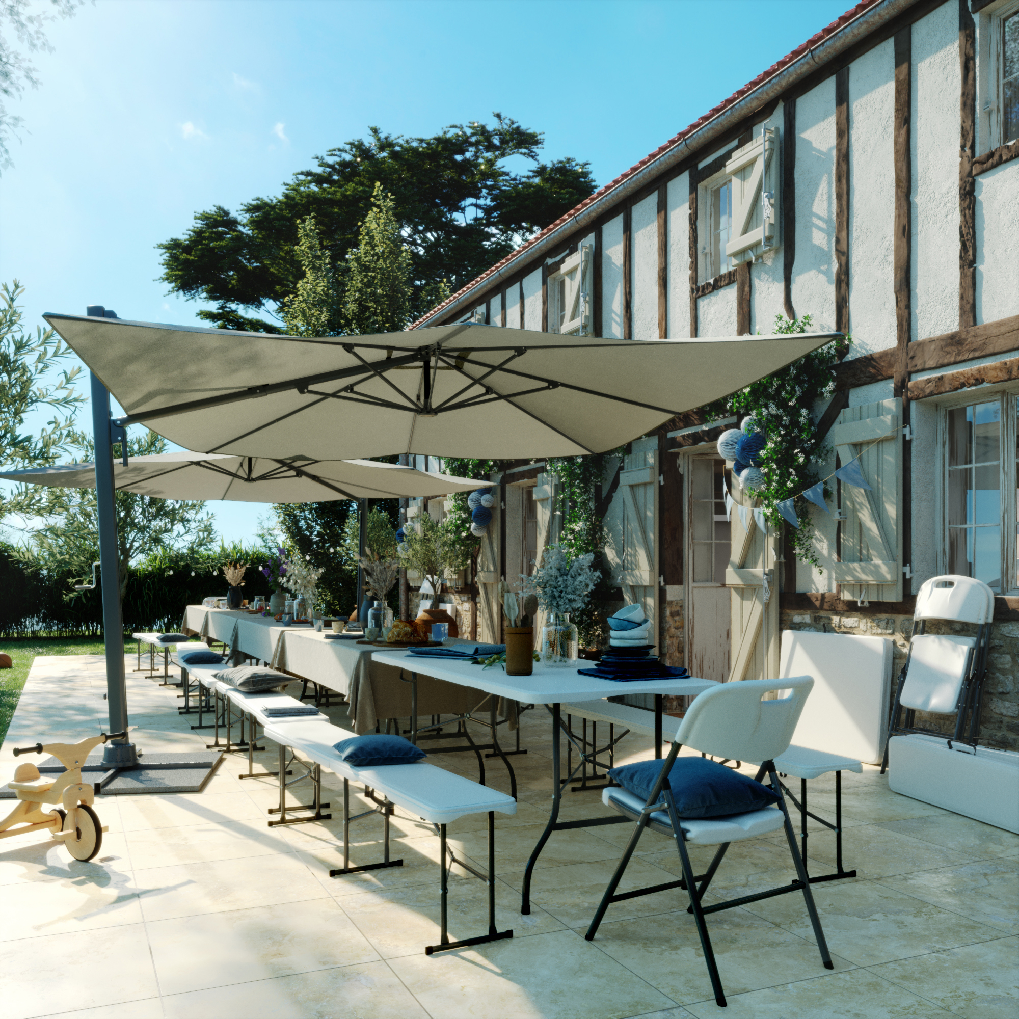 Santreyd Складной садовый стол для террасы и дачи 83963825 STLM-0045486 - Вид №19