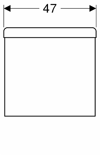 9670062001 IDO Glow шкаф высокий, с двумя дверцами, 460 мм, дуб - Вид №5