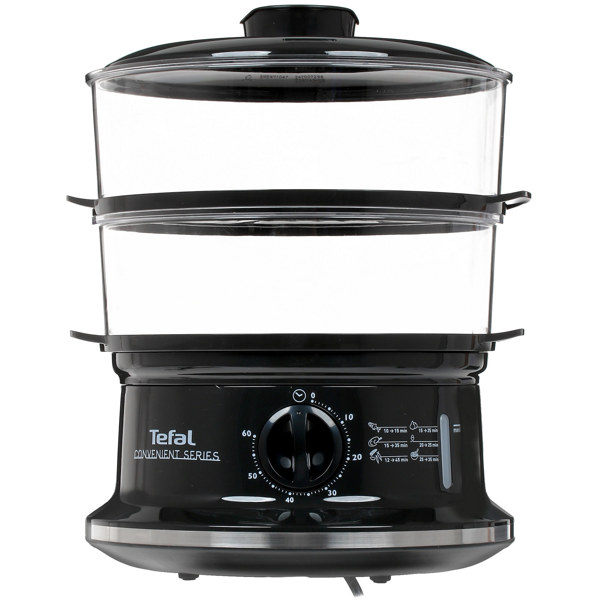 1377520 Пароварка Tefal CONVENIENT SERIES VC140131 черный STDN-0019669 - Вид №1