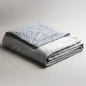 INSPIRE Покрывало Etna велюровое серое 240×220 см 89334841