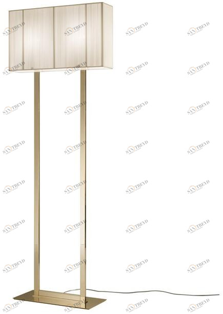 AXOLIGHT Торшер ручной работы из шелка Clavius sun-id-1354371