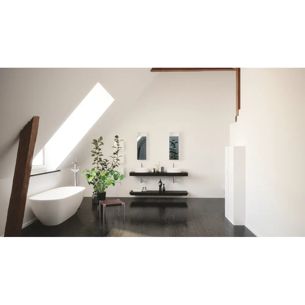 Краска Luxens для кухни и ванной - влагостойкая матовая белая 2.5 л 81963489 STLM-0015604 - Вид №9