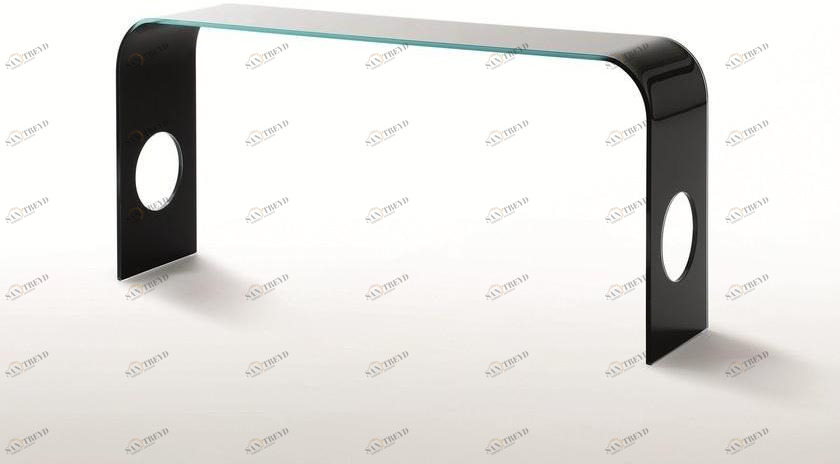 Glas Italia Прямоугольная хрустальная консоль  Cmi 