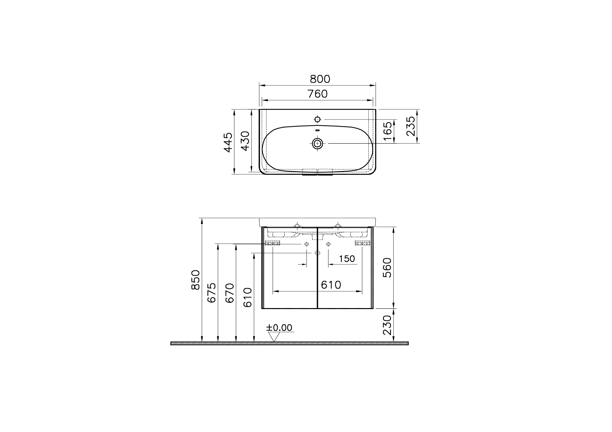 56537 Раковина Vitraglobal Nest - Вид №1