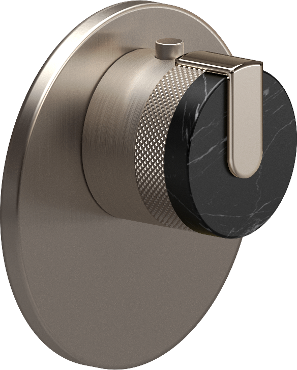 E-8027-R2MBE-L1PN-BNi-T Термостатический переключатель 3/4-Внешняя часть GRAFF MOD+