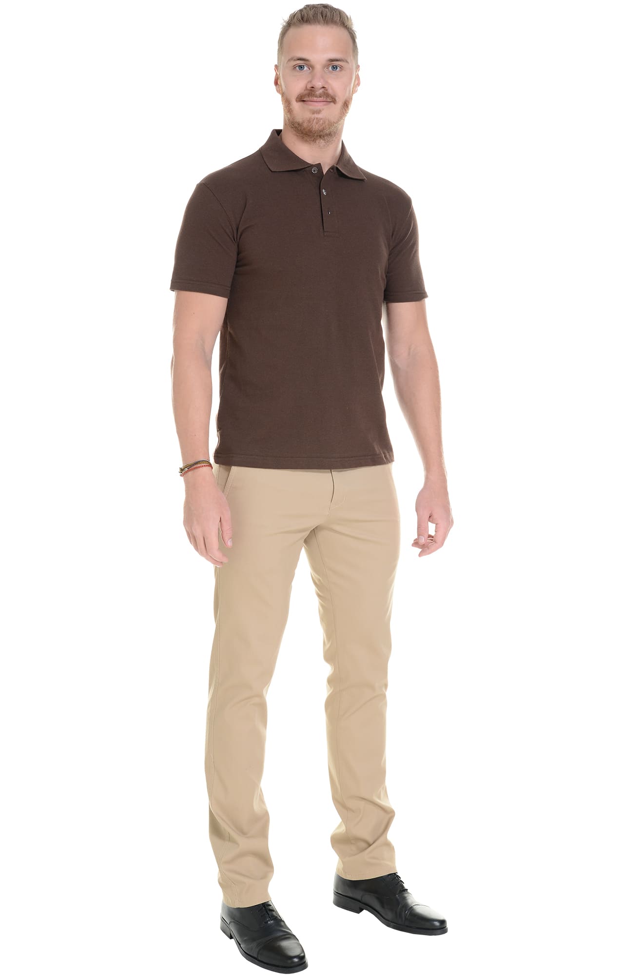 68267 Брюки  мужские beige (бежевые) El-Risto  Одежда для официантов  размер 56/170-176  - Вид №5