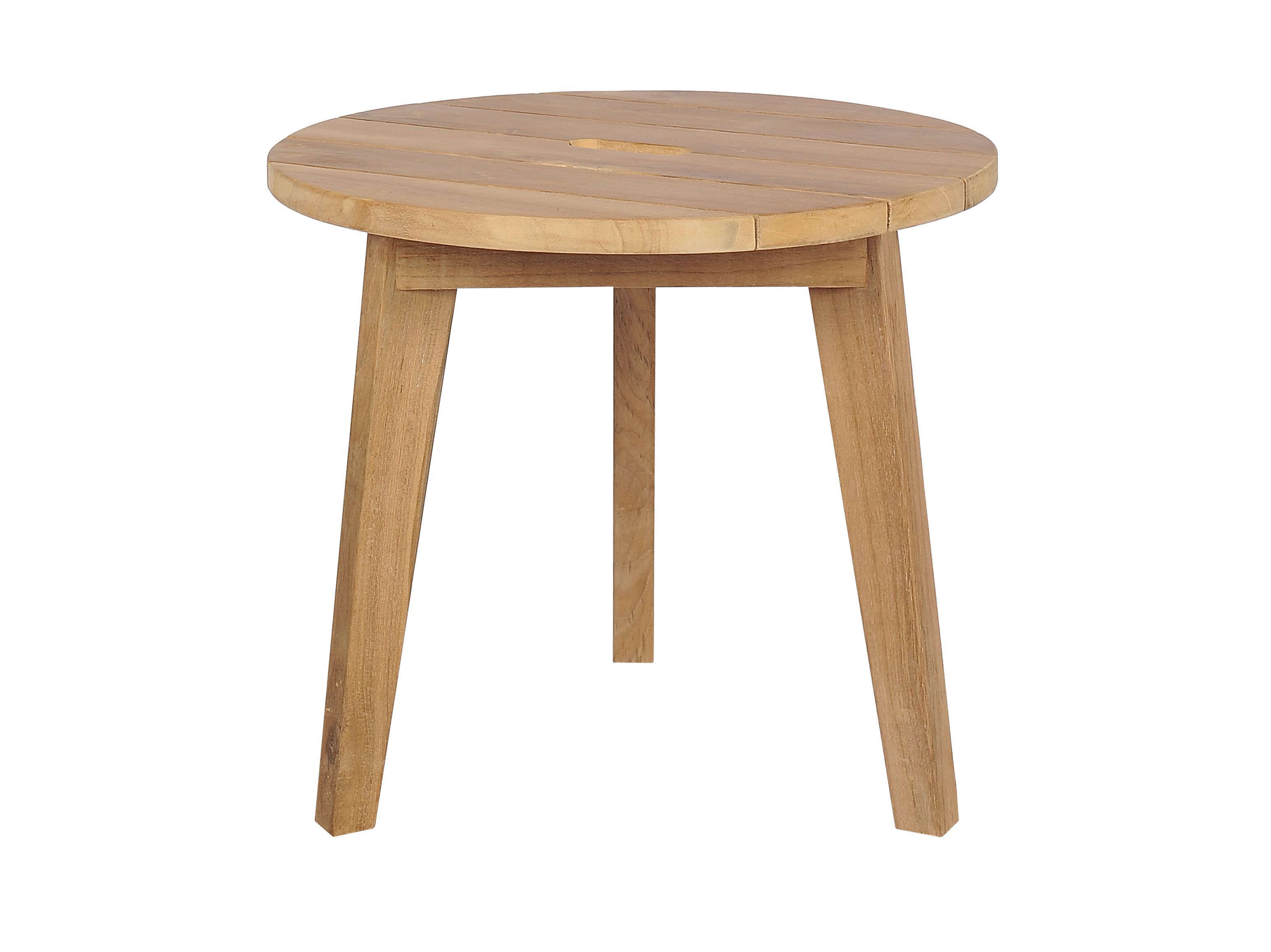 Круглый низкий стол из тикового дерева cbdesign Cosito ARCH-00125050 - Вид №15