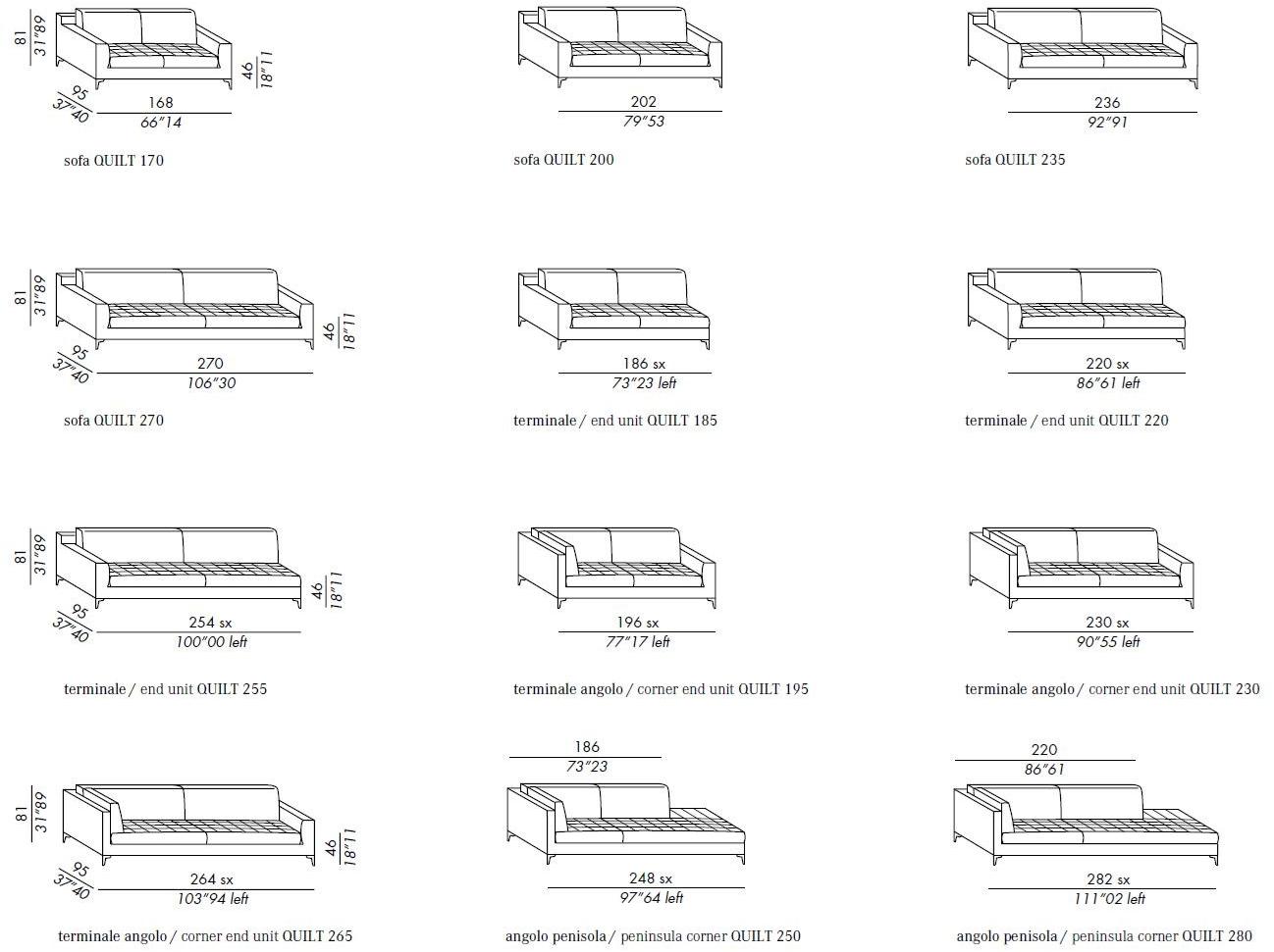 Meridiani Съемный тканевый диван Prince sun-id-1437976 - Вид №7