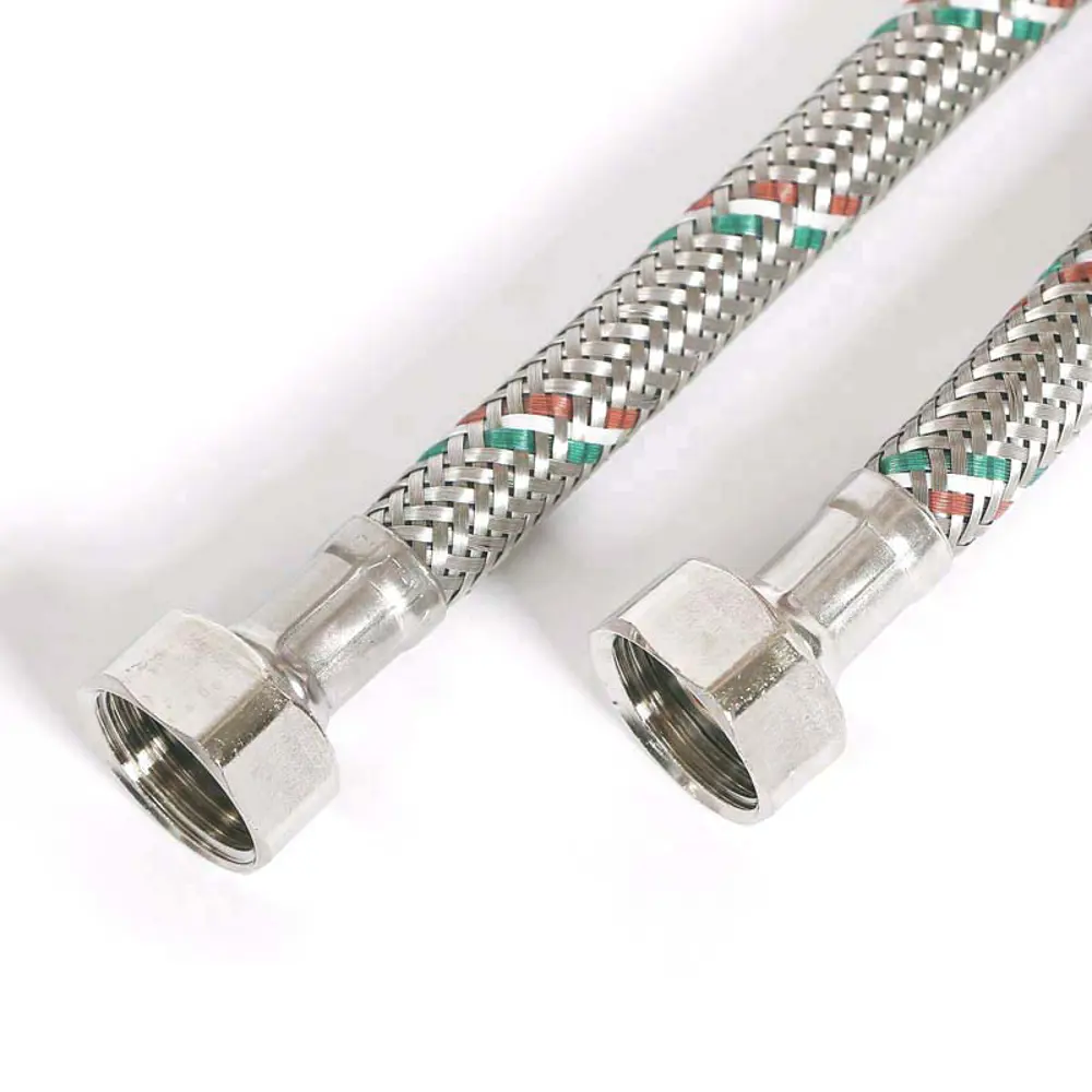 Гибкая подводка UNI-FITT для воды 1/2" 30 см с латунной арматурой 85060807 STLM-1563104 - Вид №2