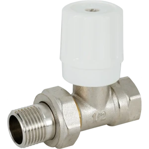 Вентиль регулирующий для радиатора прямой 1/2"