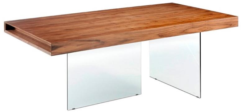 Angel Cerdá Прямоугольный обеденный стол из дерева и стекла Nature life 1028 Angel Cerda - Вид №1