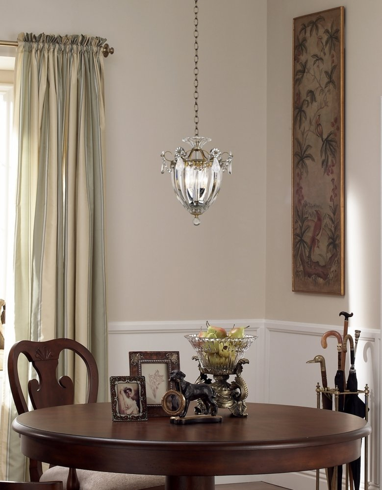 Люстра хрустальная 24х20 см прозрачная Bagatelle 1241-48 SCHONBEK ДИЗАЙНЕРСКИЕ 00-3882249 Прозрачный;серебро  - Вид №4