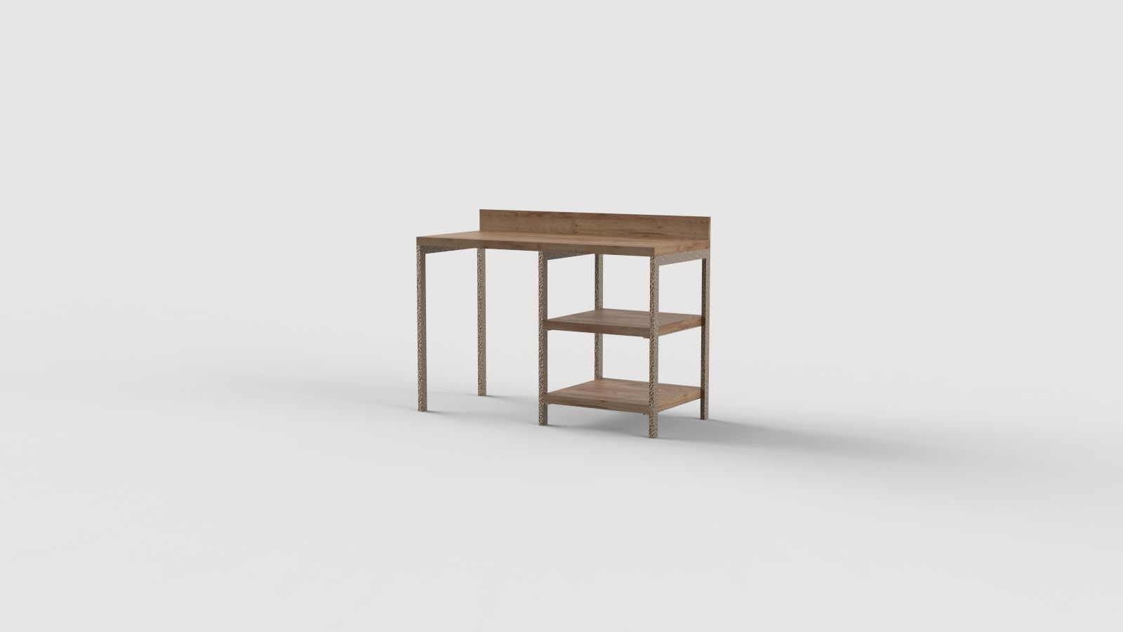 Прямоугольный стол с полками для контракта Mobilspazio ARCH-00076414 - Вид №30