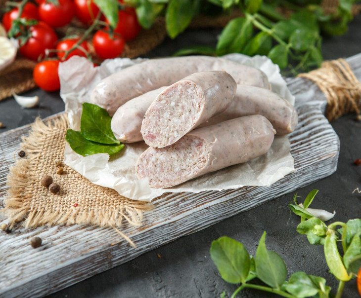 5335 Колбаски белые "Мюнхенские" свиные Вкусляндия  - Вид №2