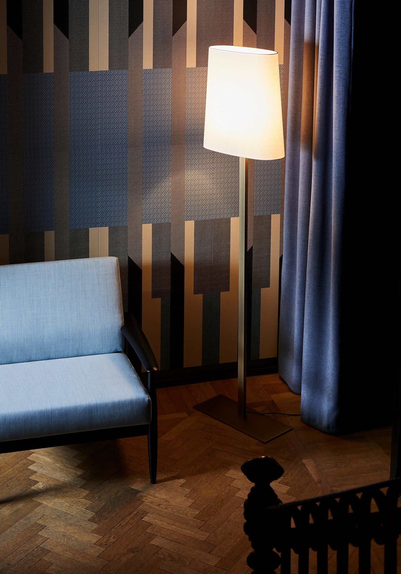 Хлопок светодиодный торшер Contardi Овальный ARCH-00038295 - Вид №2