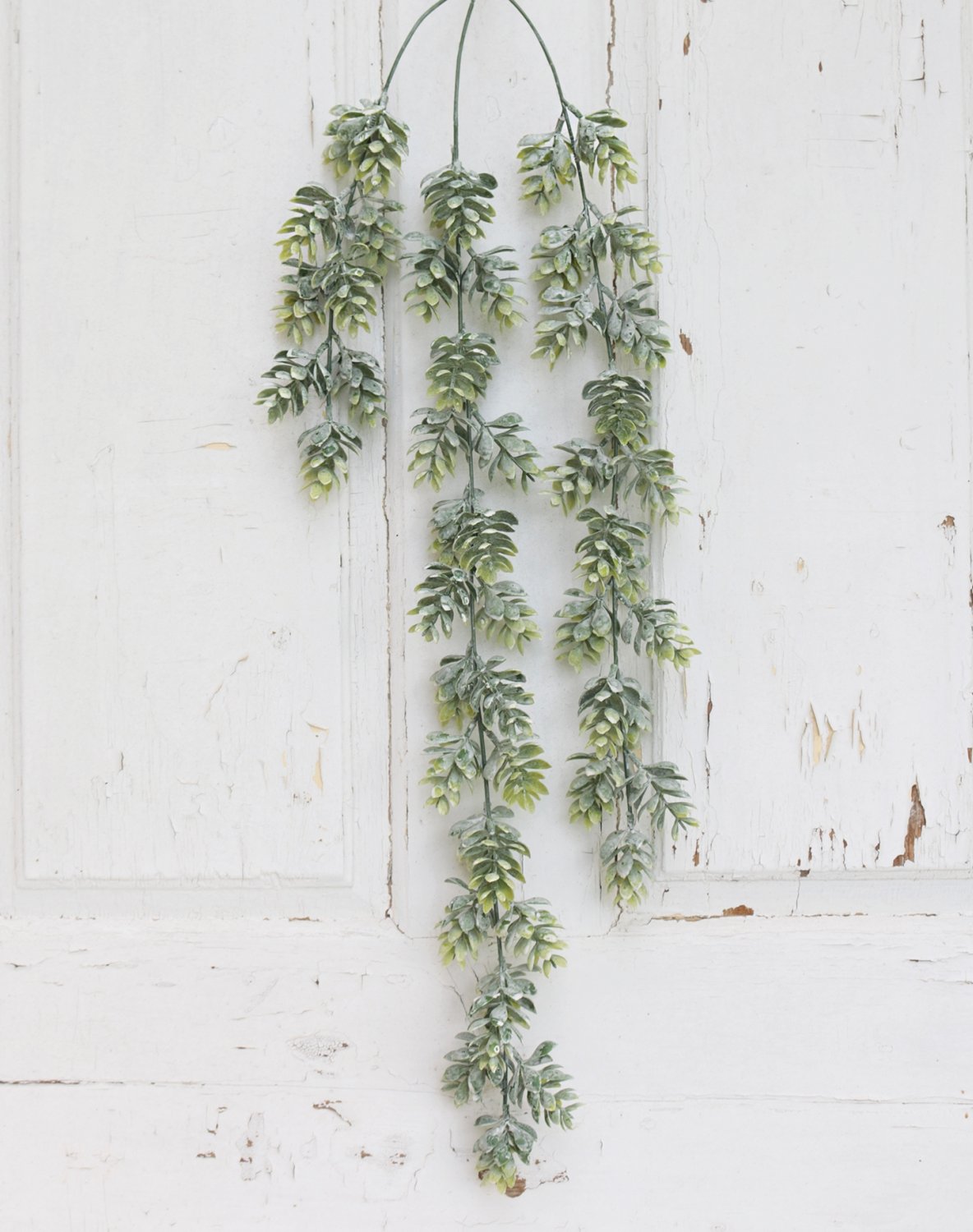 1151 807 a3 Вешалка для хмеля искусственная, 70 см, зелено-белая H-andreas  - Вид №2