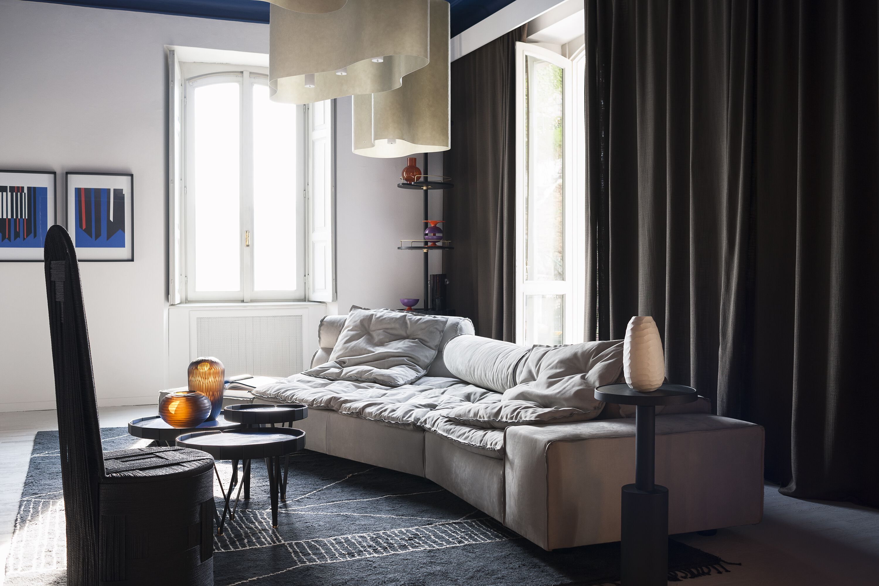 Кожаный модульный диван Baxter Miami Soft ARCH-00053774 - Вид №5