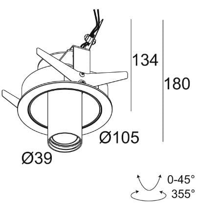 Регулируемый светодиодный прожектор Deltalight Spy ARCH-00057188 - Вид №1