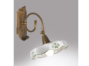 Керамическая и латунная регулируемая светодиодная настенная лампа