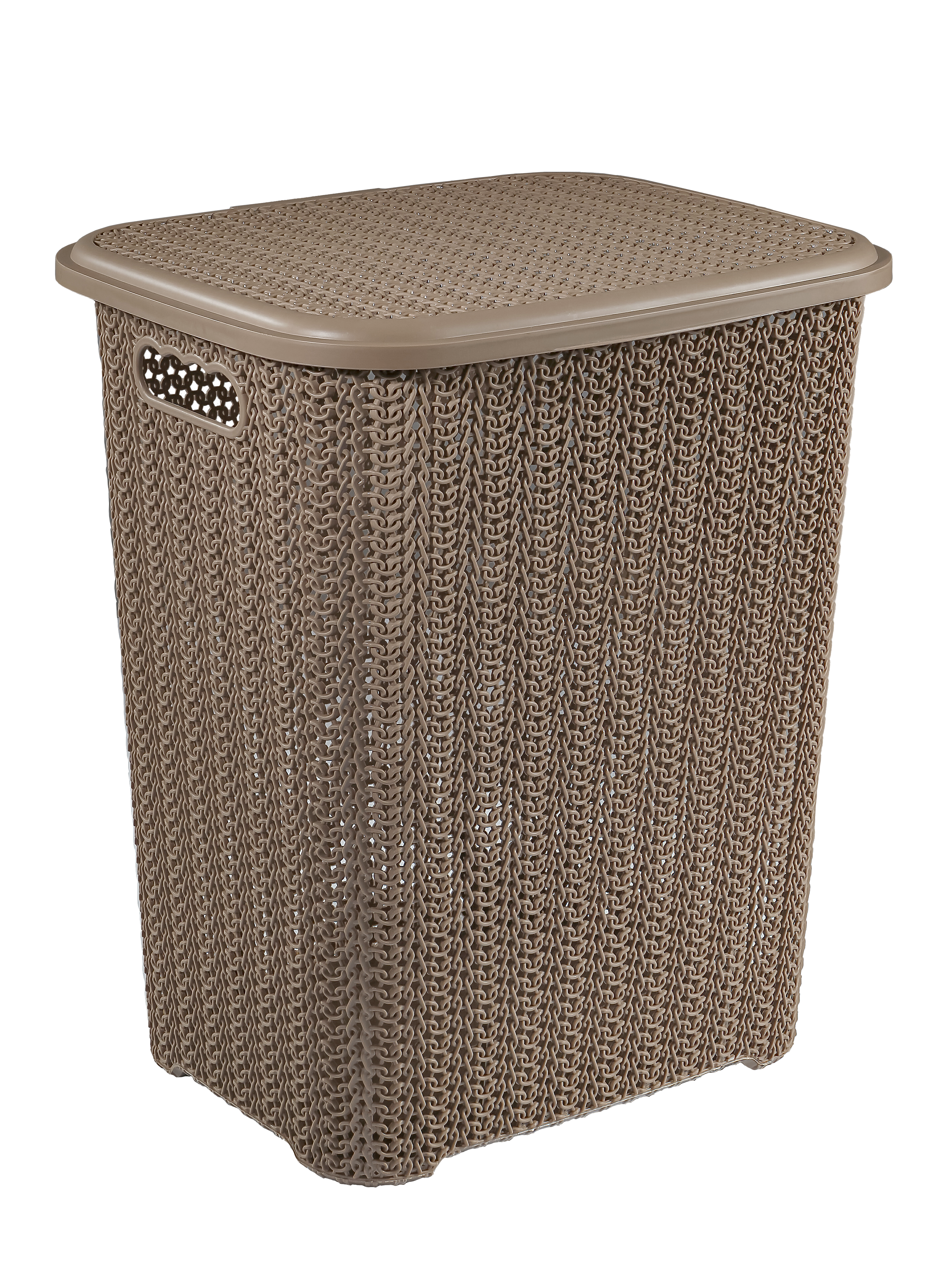 86710695 Корзина для белья цвет шоколад Вязь STLM-0070890 ВИОЛЕТ 