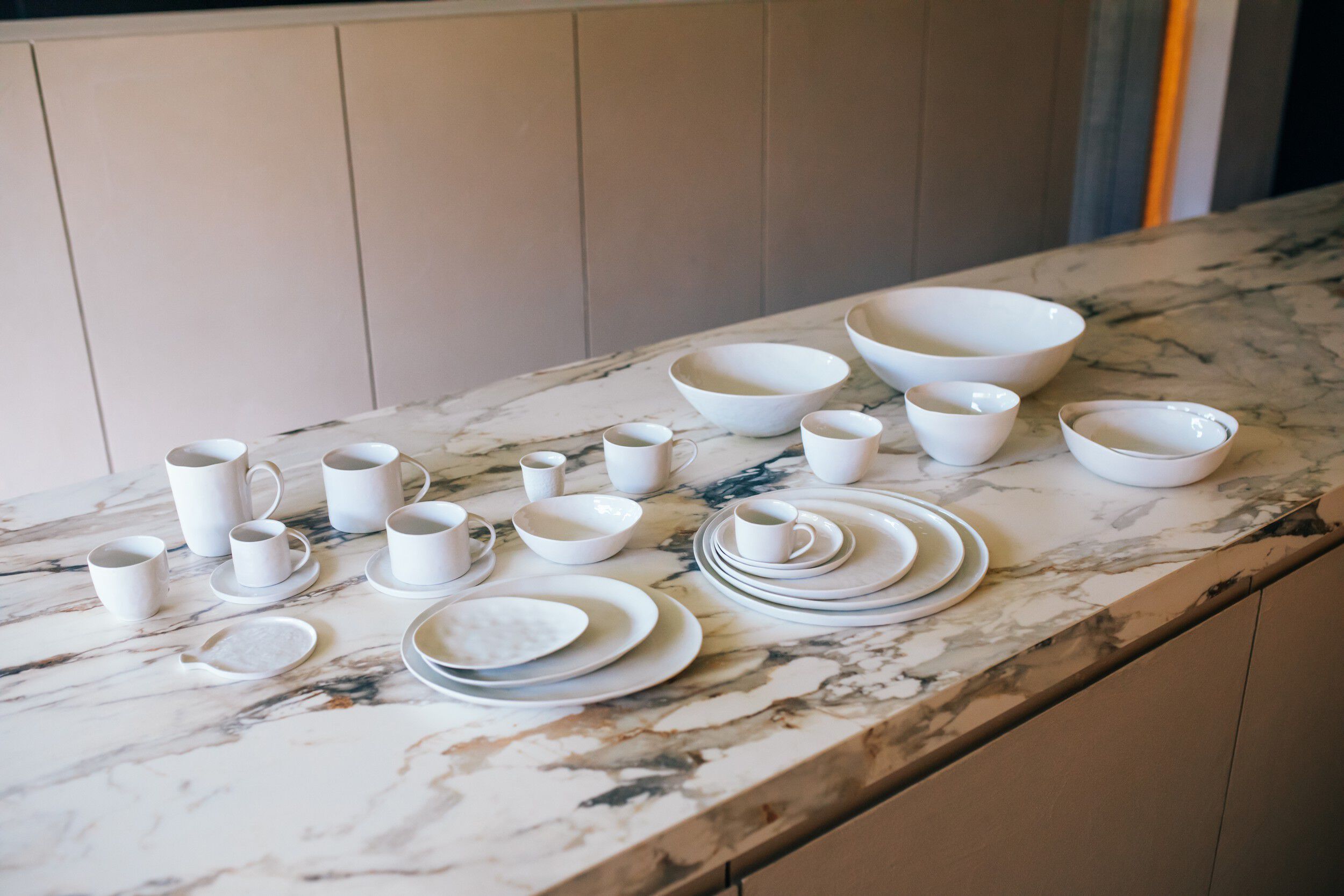 Фарфоровая кофейная чашка с блюдцем POMAX Porcelino White ARCH-00147870 - Вид №7